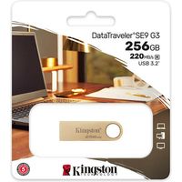 Kingston 256GB 220MB/s Metal USB 3.2 Gen 1 DataTraveler SE9 G3 - USB-Stick