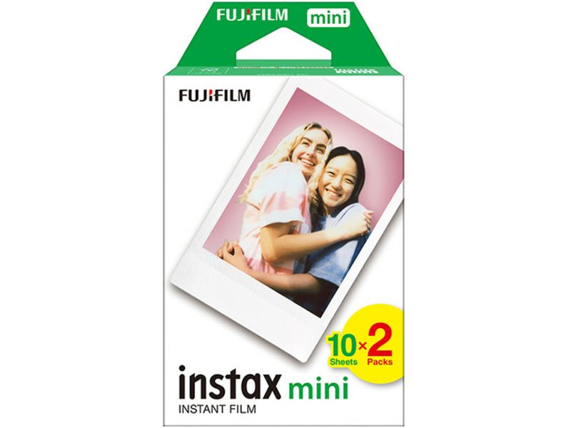Fujifilm Instax mini film (20 vel) - (4,6 cm x 6,2 cm) - Fotopapier