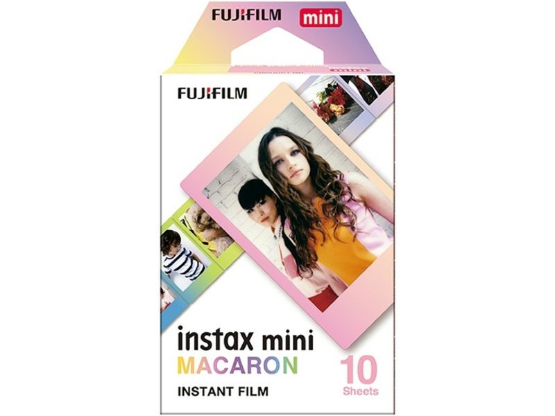 Fujifilm Instax mini film Macaron (10 vel) - (4,6 cm x 6,2 cm) - Fotopapier