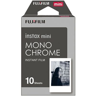 Fujifilm Instax mini film Monochrome (10 vel) (Instax mini) - (4,6 cm x 6,2 cm) - Fotopapier