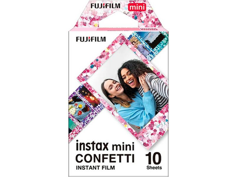 Fujifilm Instax mini film Confetti (10 vel) - (4,6 cm x 6,2 cm) - Fotopapier
