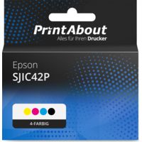 Druckerpatrone kompatibel mit Epson SJIC42P (C13T52M14/24/34/440) - 4-farbig - Multipack