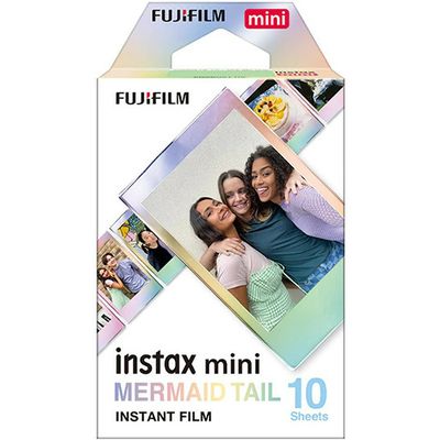 Fujifilm Instax mini film Mermaid Tail (10 vel) - (4,6 cm x 6,2 cm) - Fotopapier