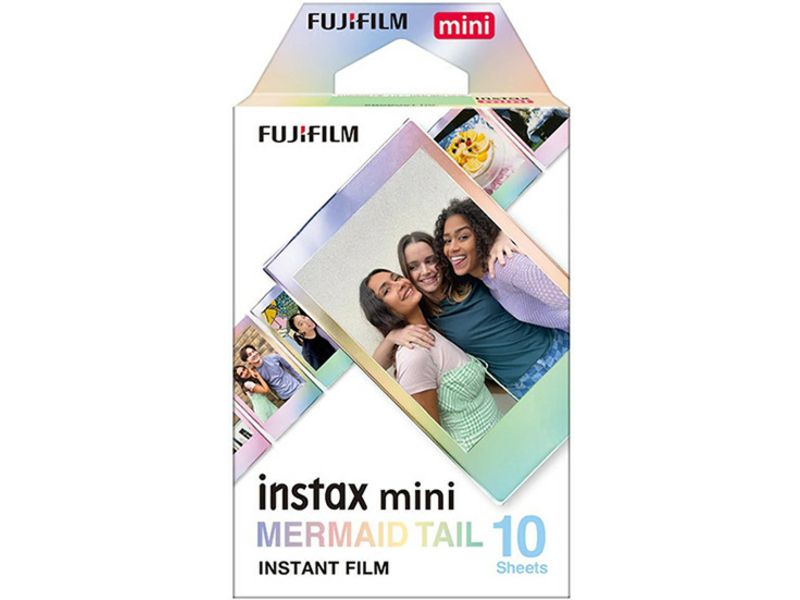 Fujifilm Instax mini film Mermaid Tail (10 vel) - (4,6 cm x 6,2 cm) - Fotopapier