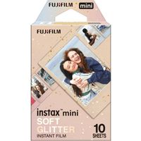 Fujifilm Instax mini film Soft Glitter (10 vel) - (4,6 cm x 6,2 cm) - Fotopapier