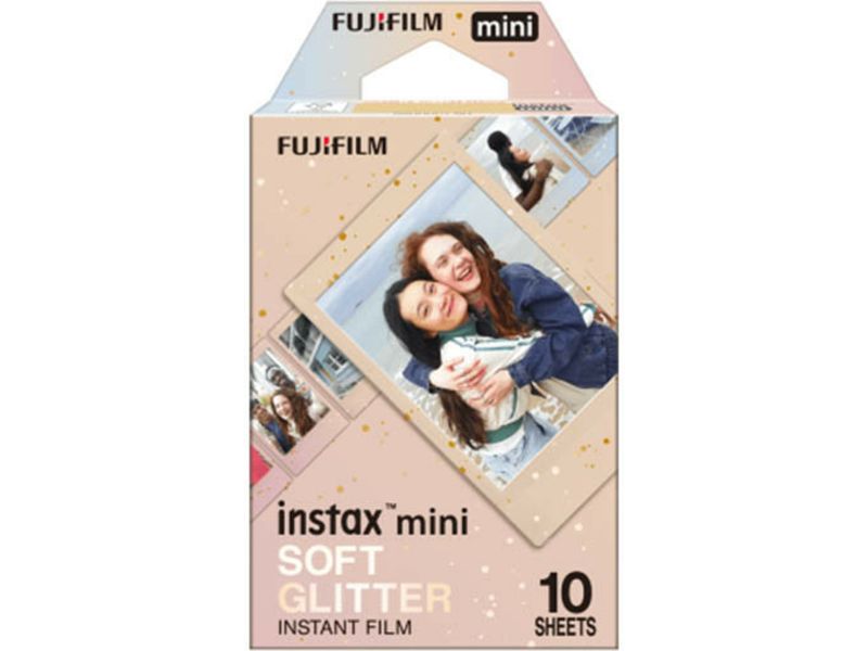 Fujifilm Instax mini film Soft Glitter (10 vel) - (4,6 cm x 6,2 cm) - Fotopapier