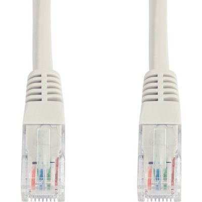 PrintAbout Netwerkkabel Cat6 U/UTP grijs (1 meter) - UTP-Kabel
