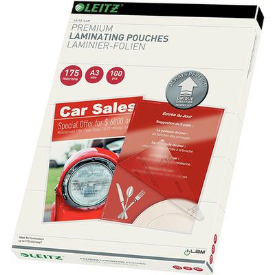 Leitz ILAM A3 glanzend 2x175 micron - (100 Stück) - Laminierhülle
