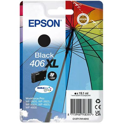 Epson 406XL (T17H1) - Schwarz - Druckerpatrone - Hohe Kapazität