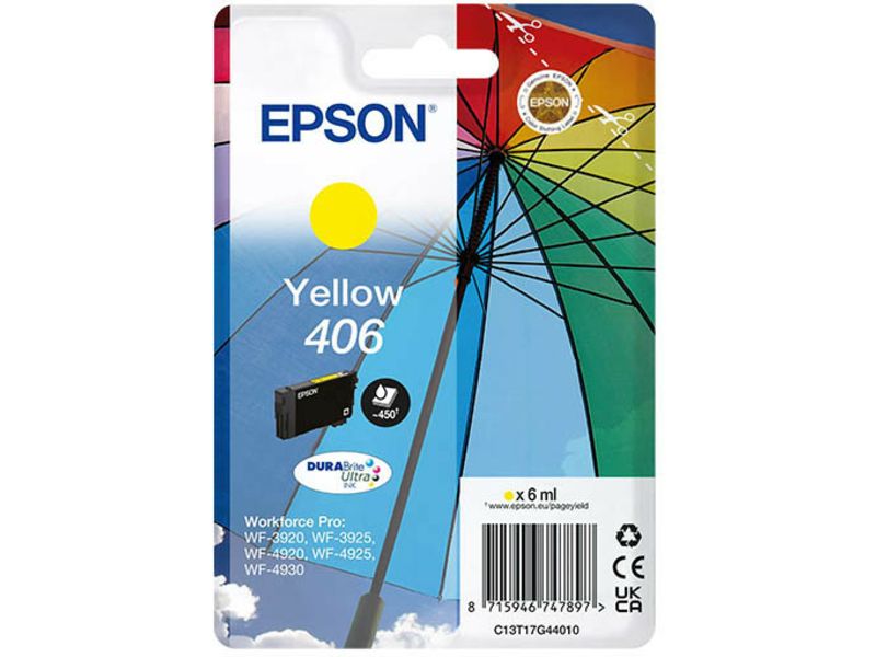 Epson 406 (T17G4) - Gelb - Druckerpatrone - Normale Kapazität
