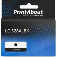 Druckerpatrone kompatibel mit Brother LC-528XLBK - Schwarz - Hohe Kapazität