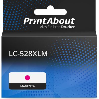 Druckerpatrone kompatibel mit Brother LC-528XLM - Magenta - Hohe Kapazität