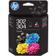HP 302/304 (B82L1AE) - Schwarz + 3 Farben - Druckerpatrone - Multipack